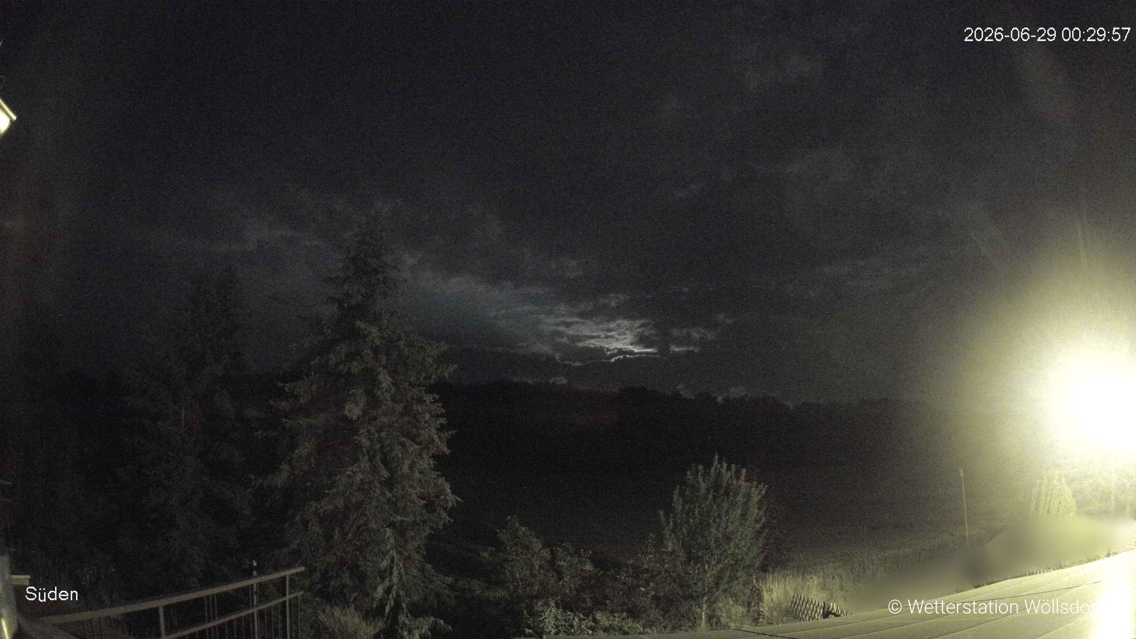 Blick von Wöllsdorf in Richtung Süden auf den Höhenzug des Pfaffenberges