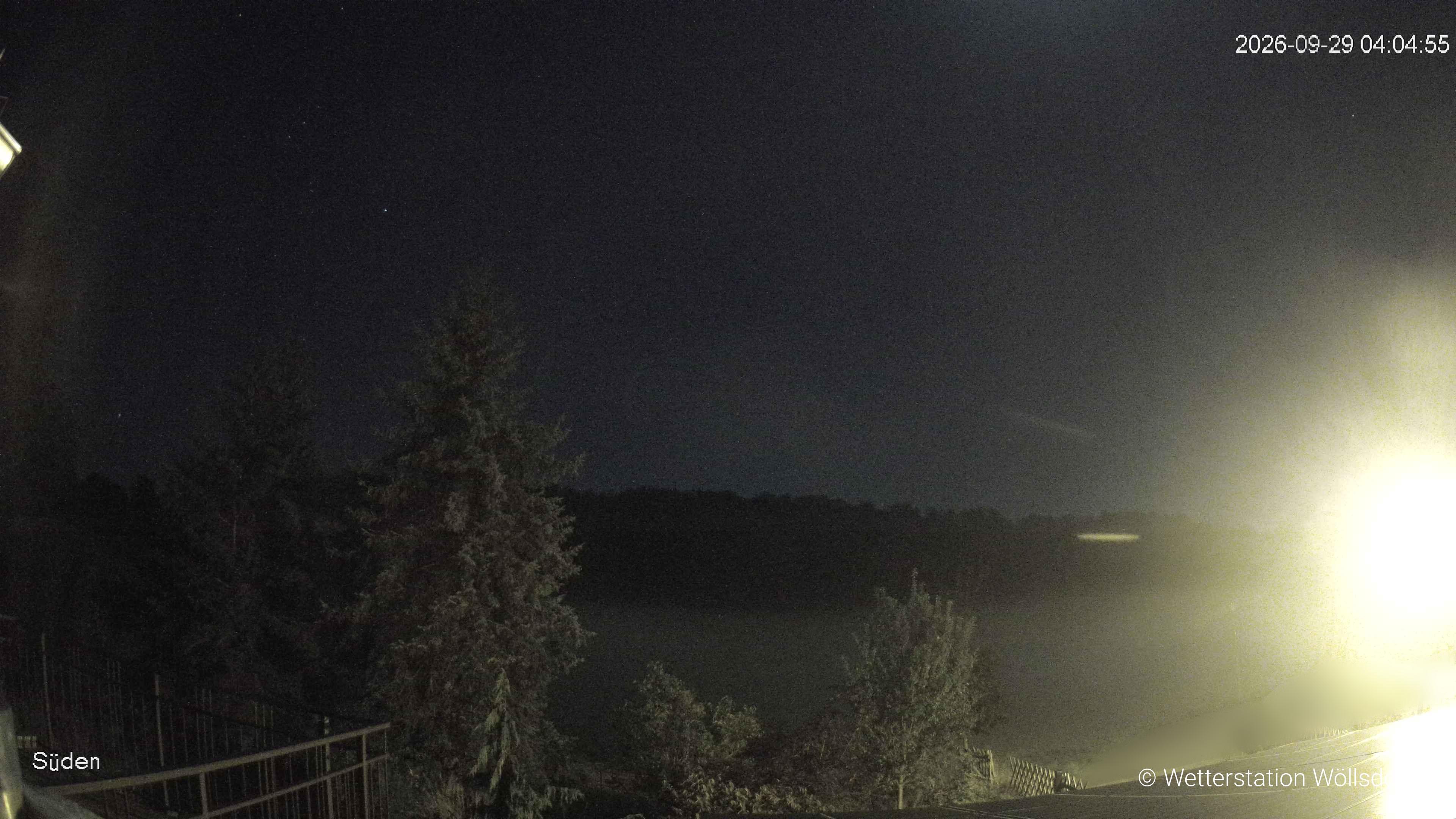 Blick von Wöllsdorf in Richtung Süden auf den Höhenzug des Pfaffenberges